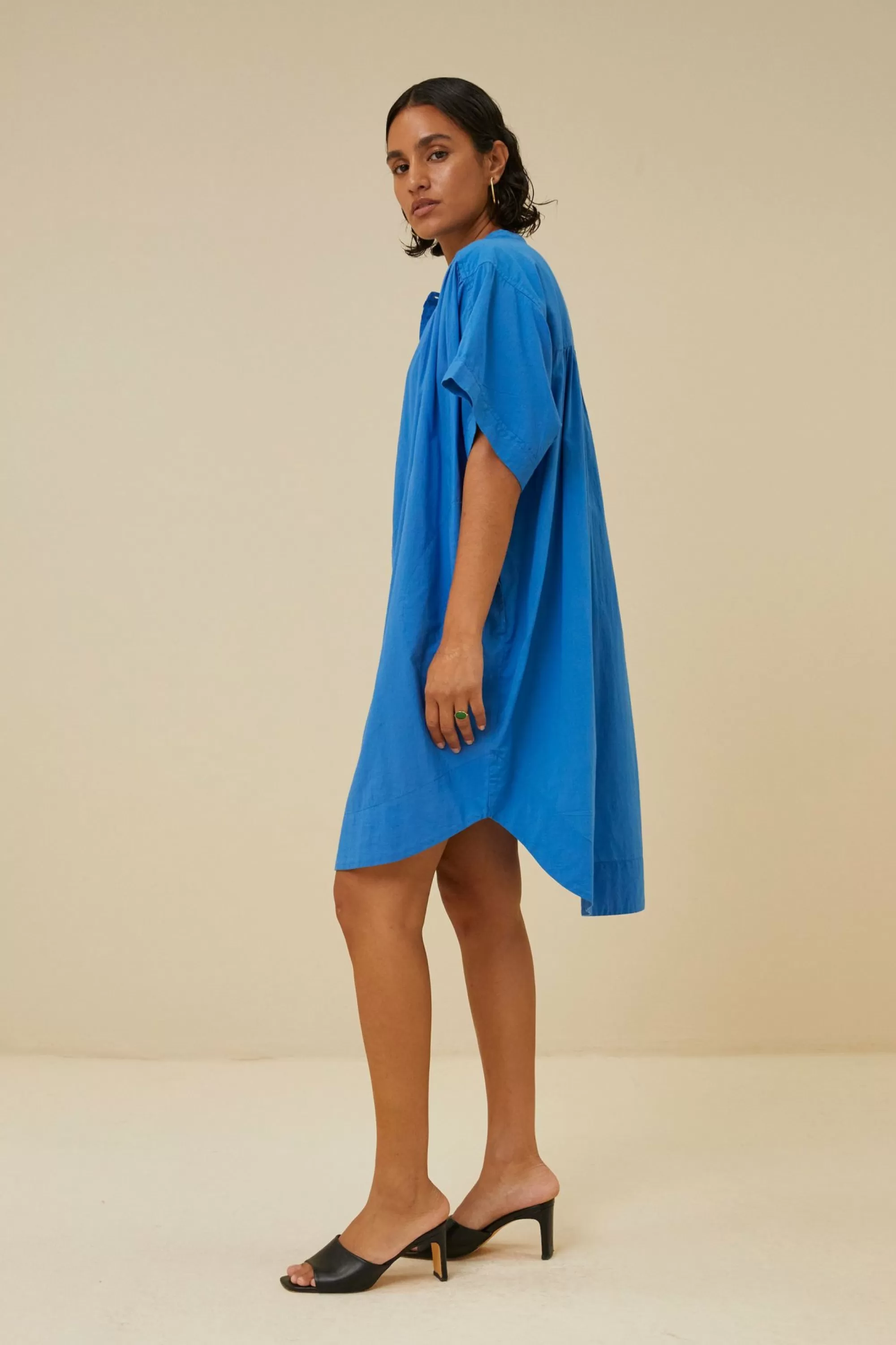 By bar Amber Dress Queens-Blue Best Sale