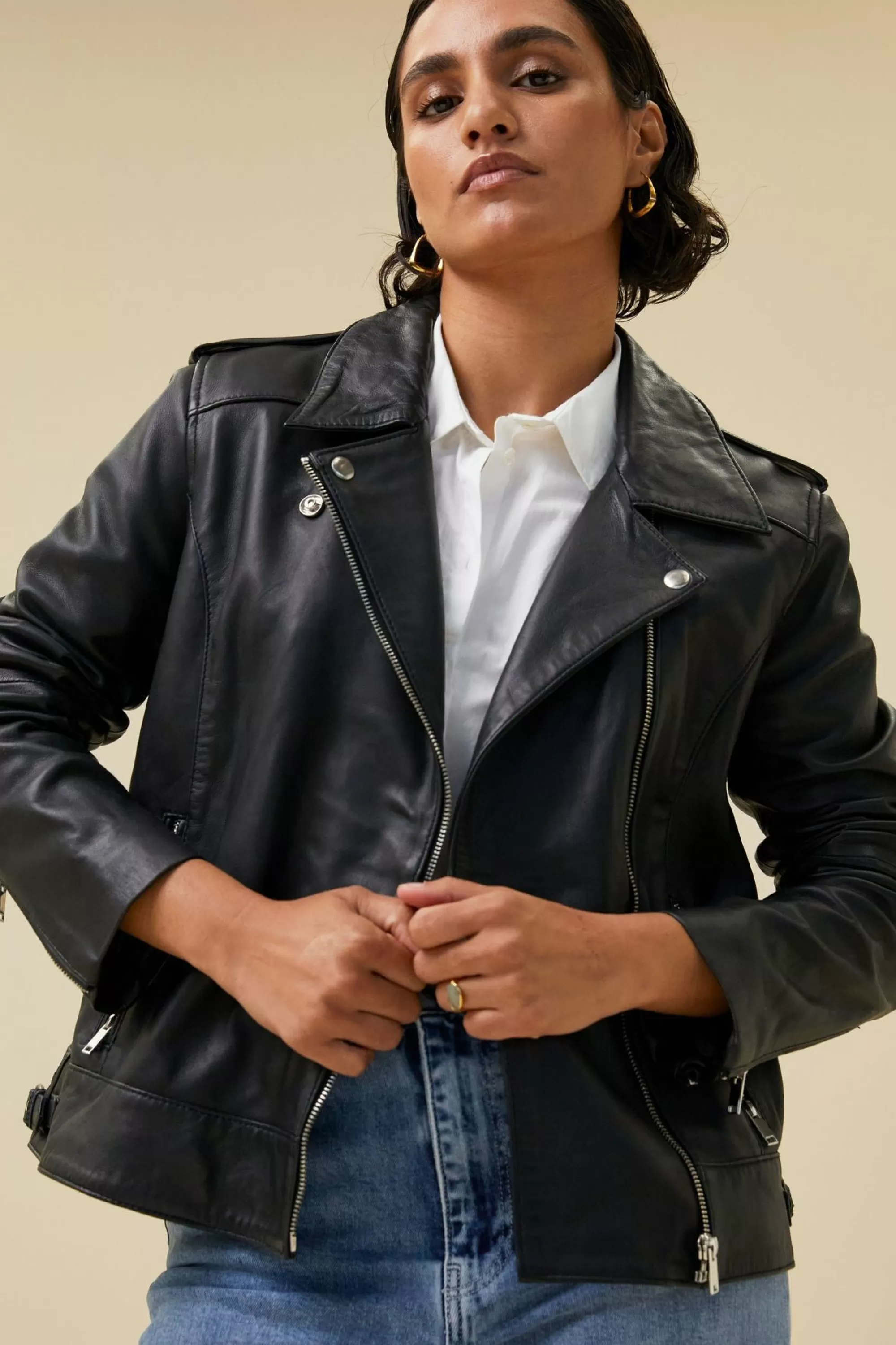 By bar Biker Jacket Black Sale