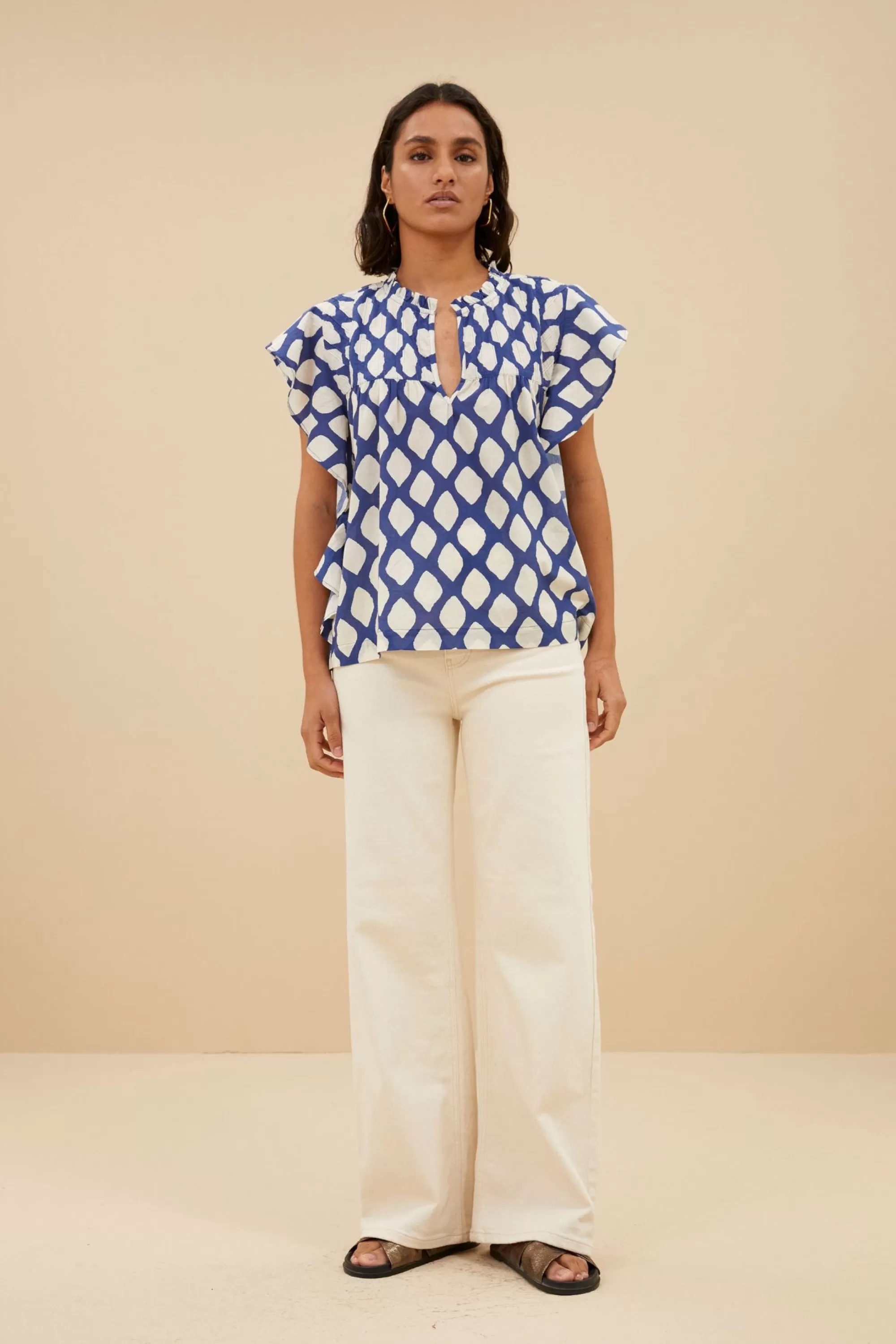 By bar Danee Balu Blouse Balu-Print Flash Sale