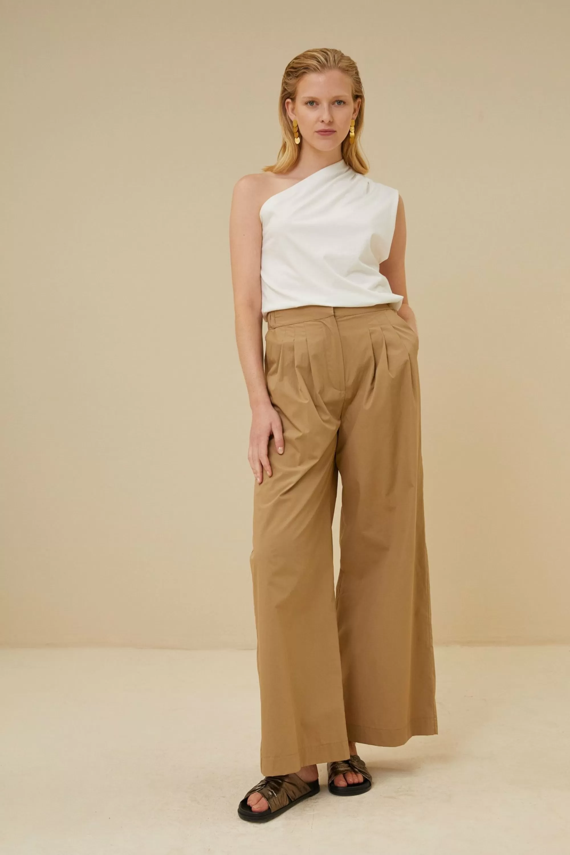 By bar Eli Poplin Pant Camel Discount