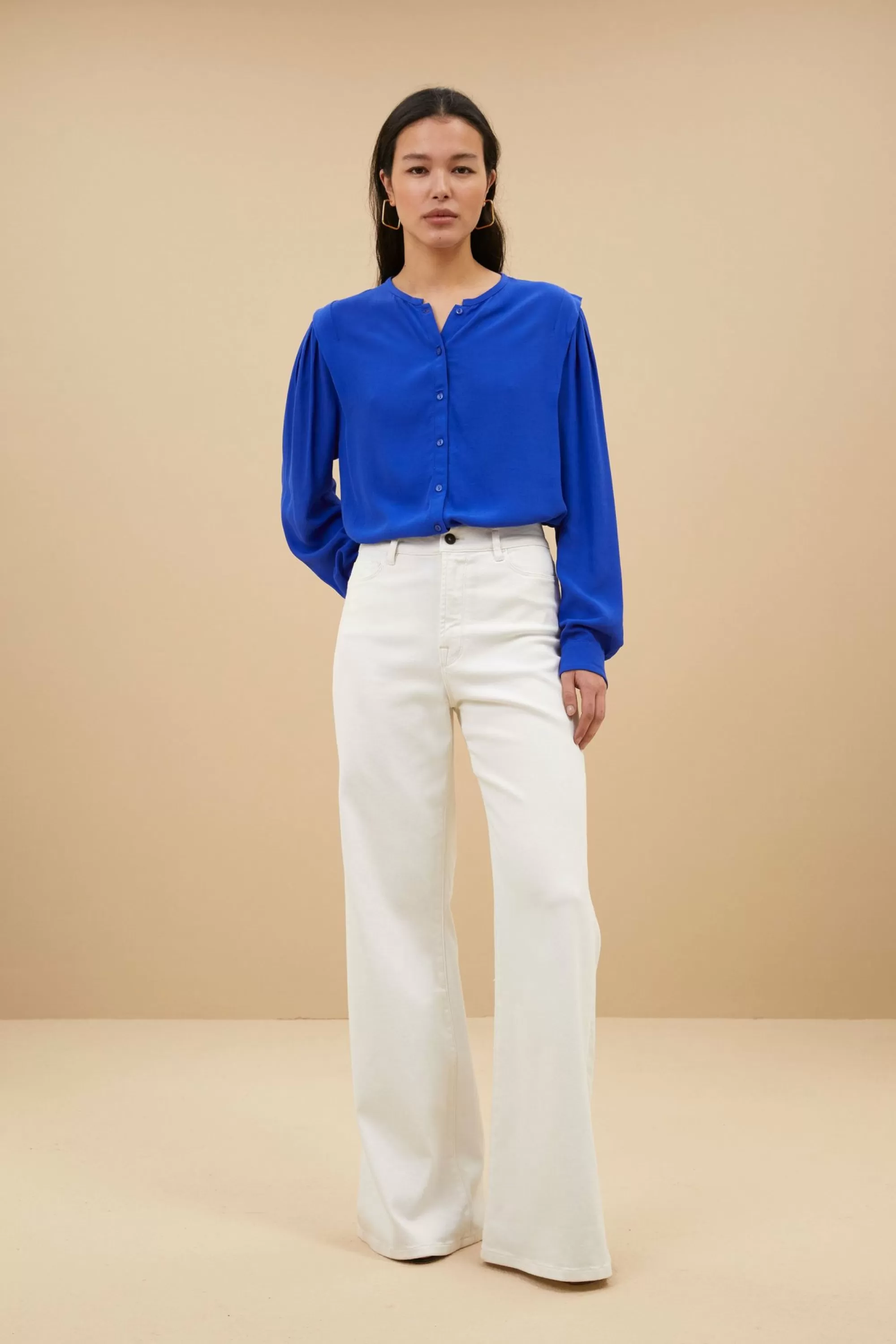 By bar Erin Viscose Blouse Galaxy-Blue Online