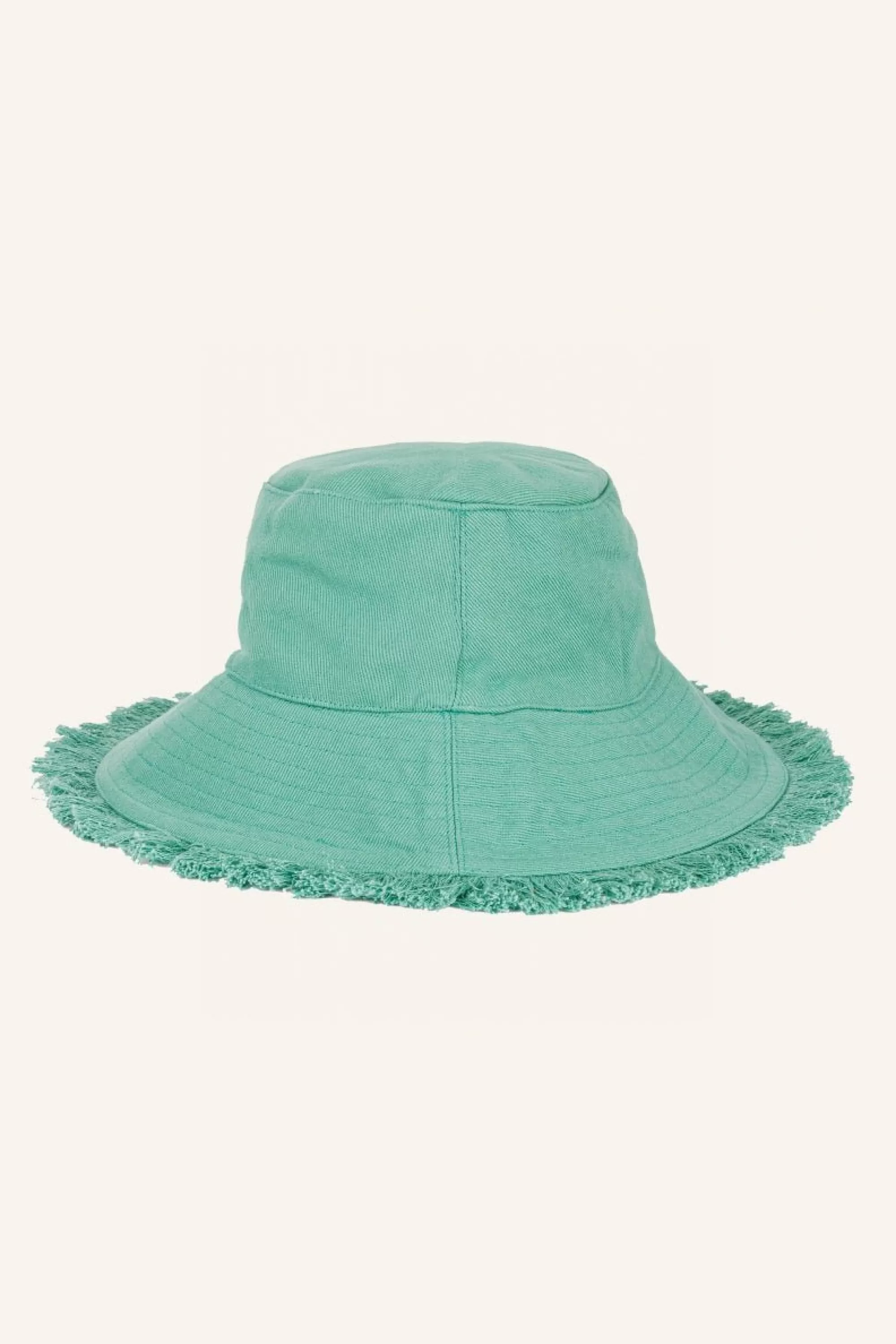 By bar Fringed Bucket Hat Aloe-Vera Sale