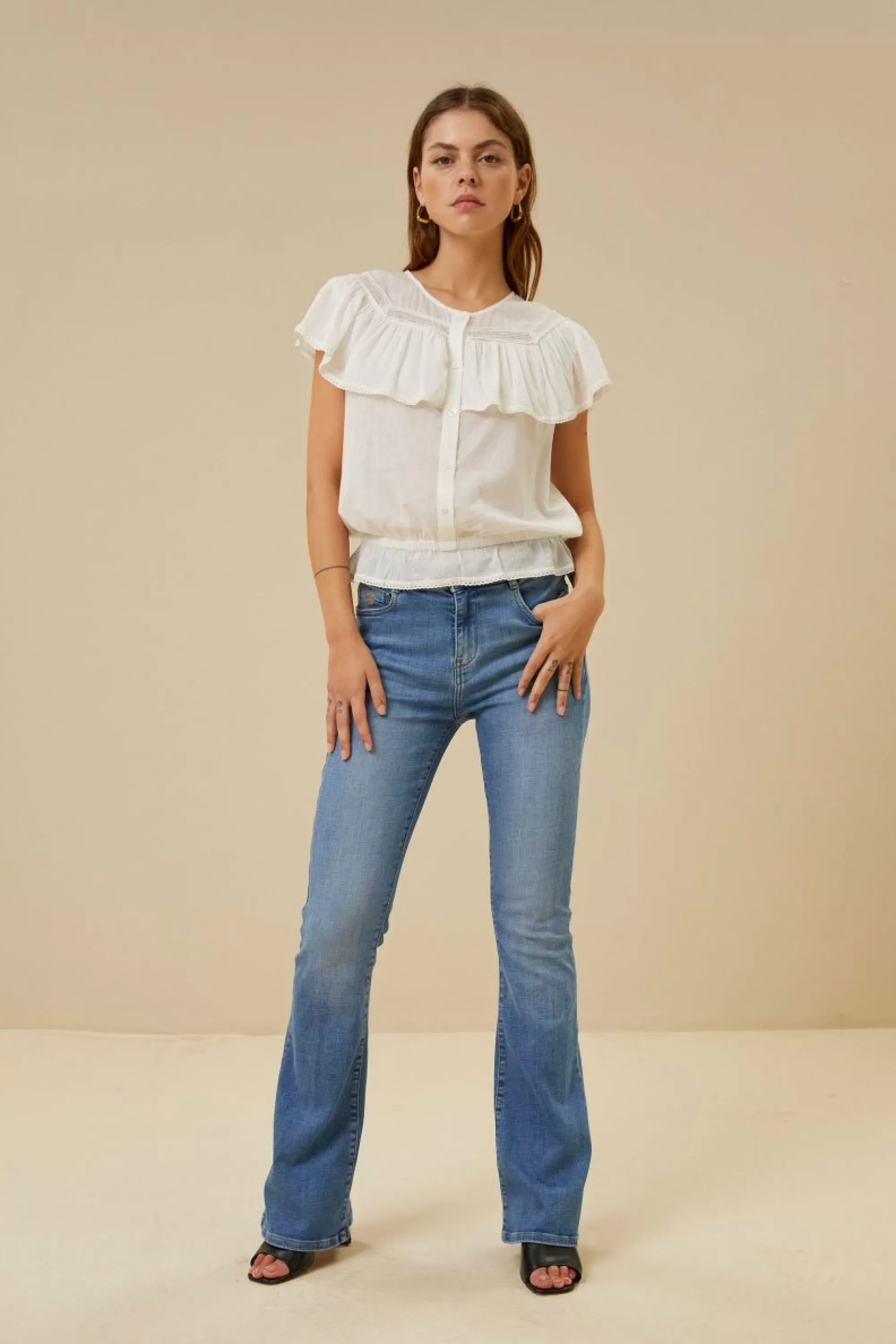 By bar Jael Blouse Off-White Best Sale