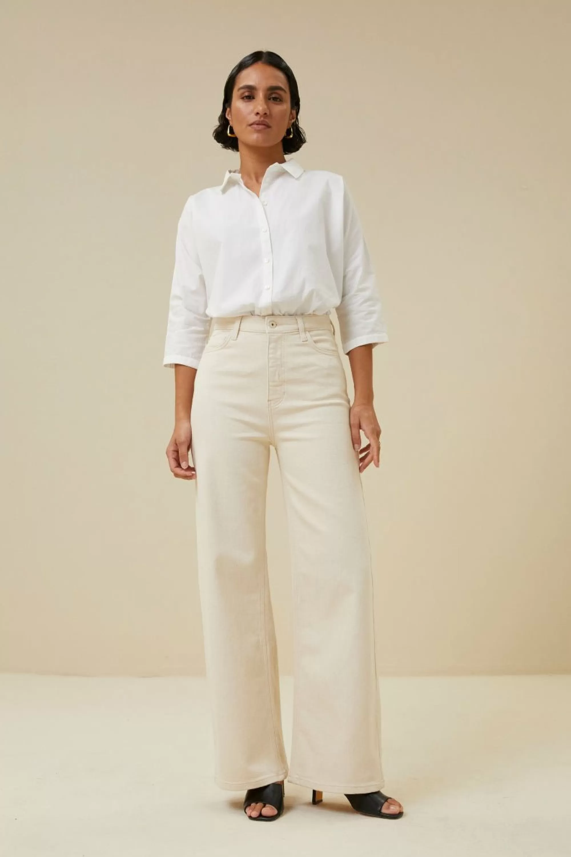 By bar Lina Pant Raw-White Shop