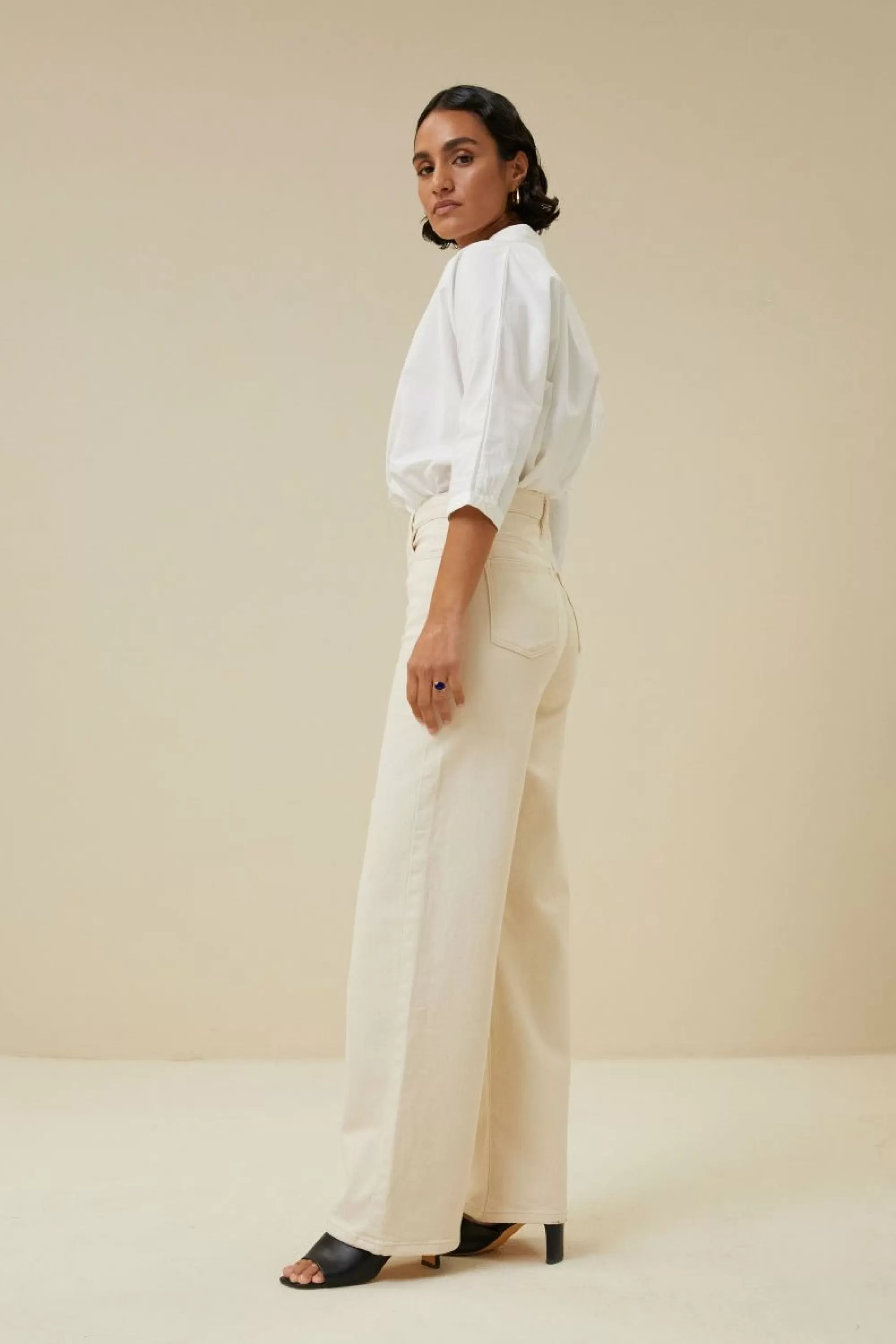 By bar Lina Pant Raw-White Shop