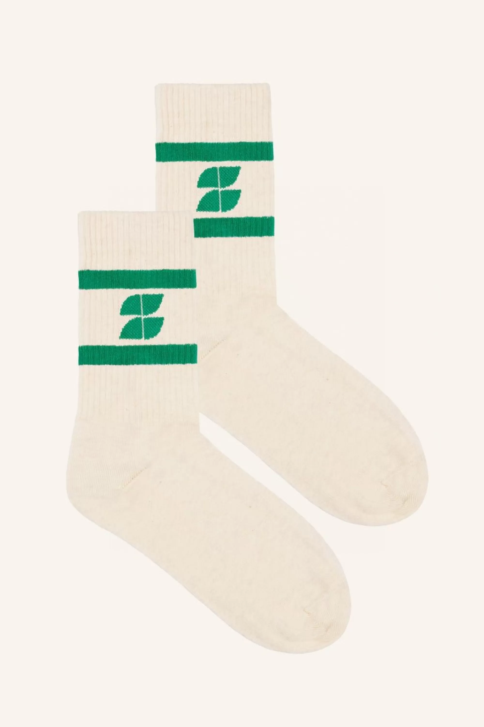 By bar Logo Uni Socks Spring-Green Flash Sale