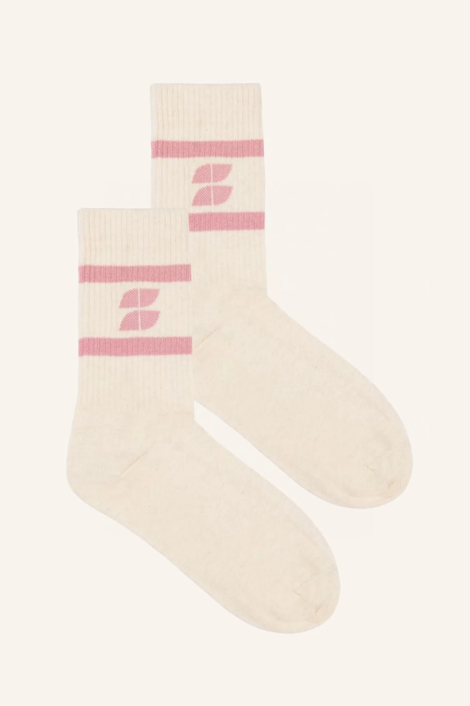 By bar Logo Uni Socks Ash-Rose Cheap