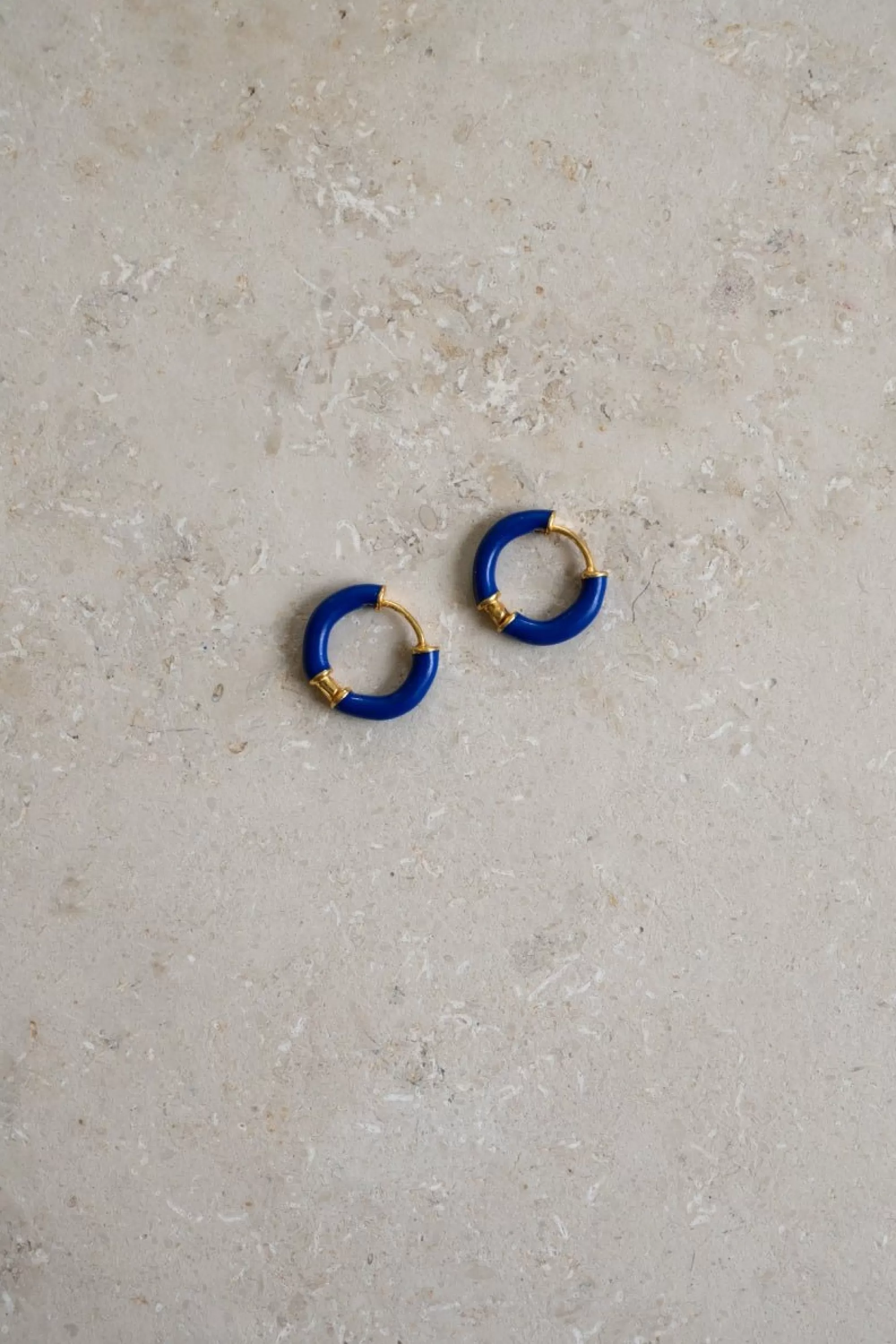 By bar Loops Earring Blue Shop