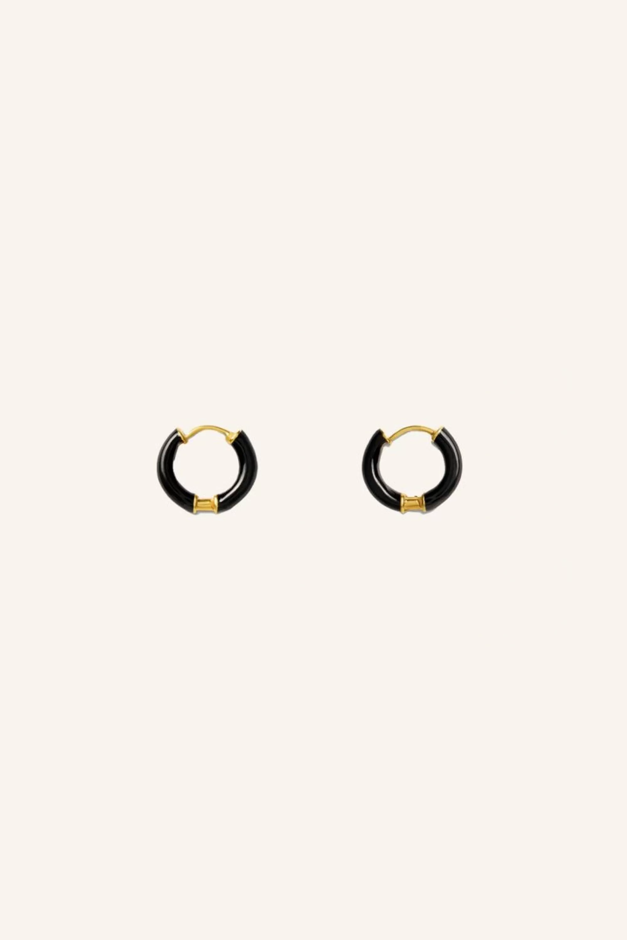 By bar Loops Earring Black Clearance