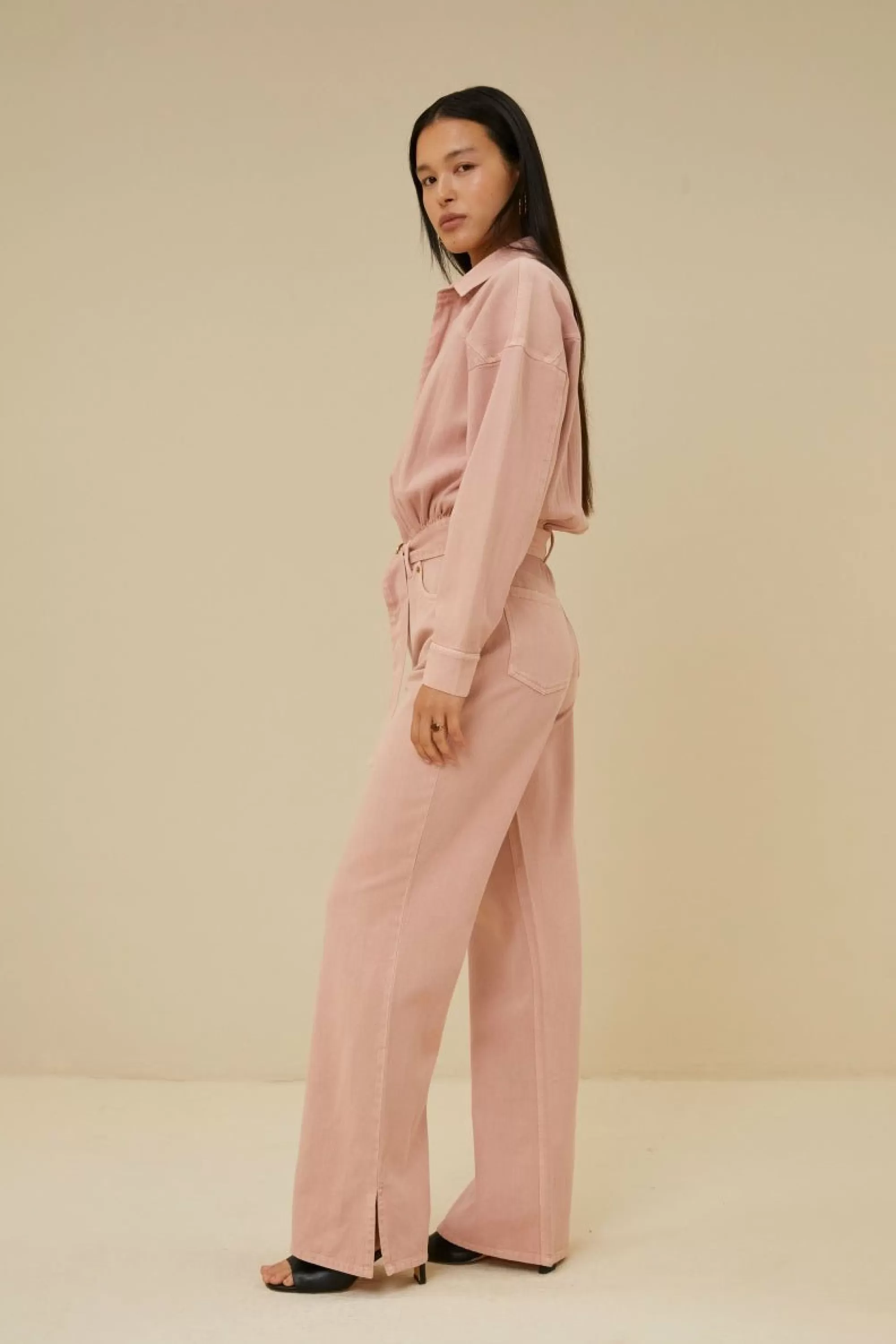 By bar Mae Twill Suit Lilac-Rose New