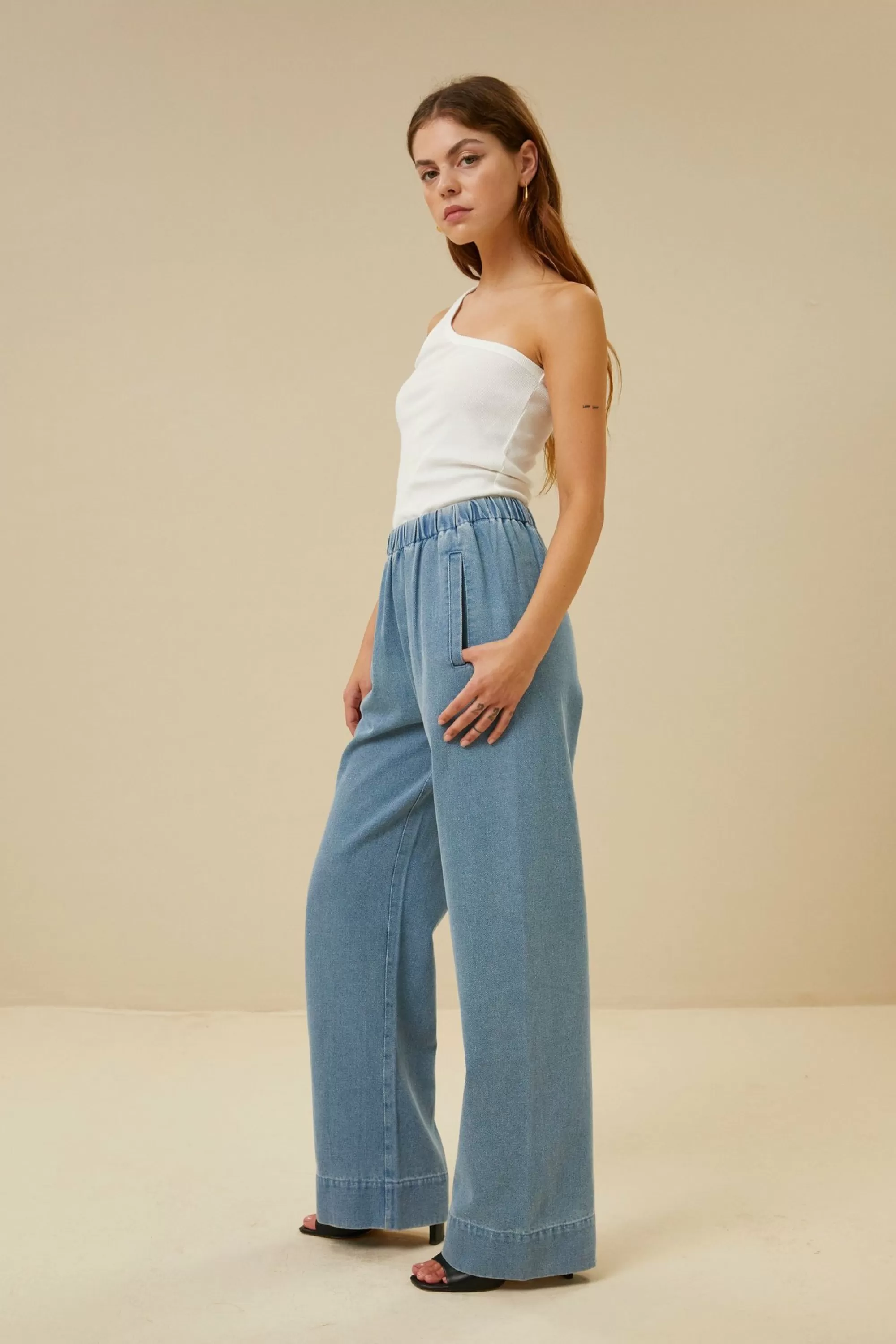 By bar Mees Denim Pant Light-Denim Online