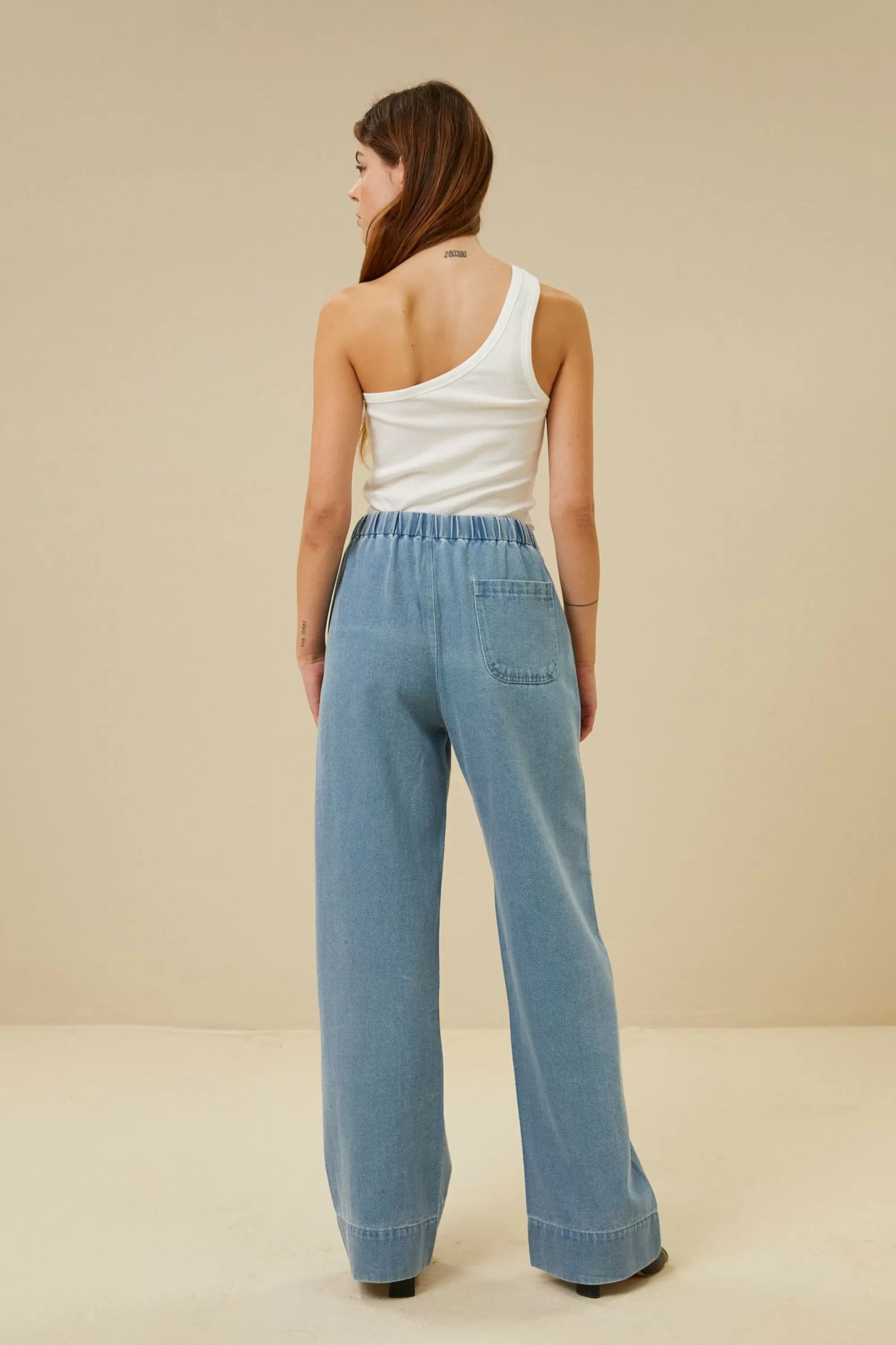 By bar Mees Denim Pant Light-Denim Shop