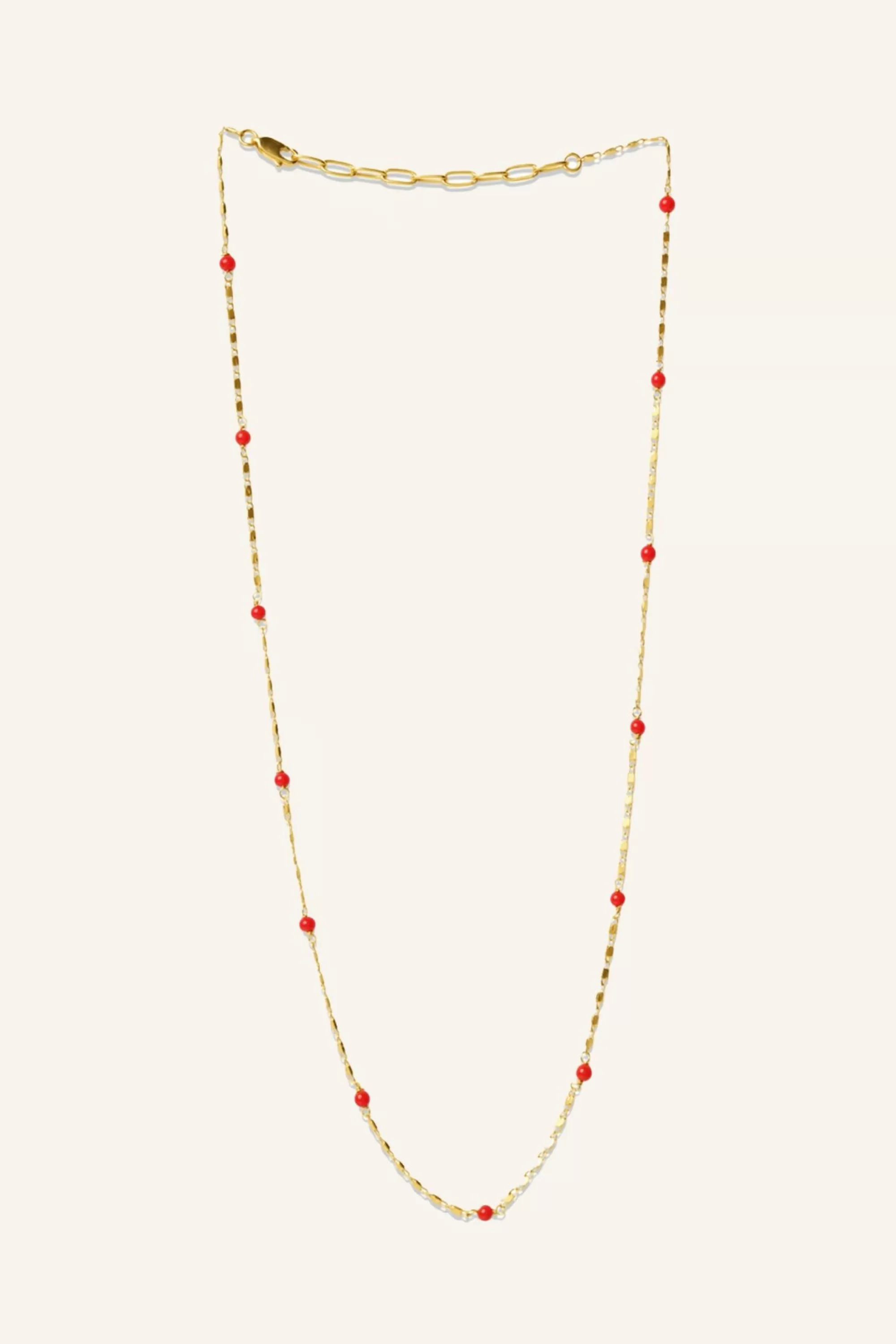 By bar Mees Necklace Candy-Red Best