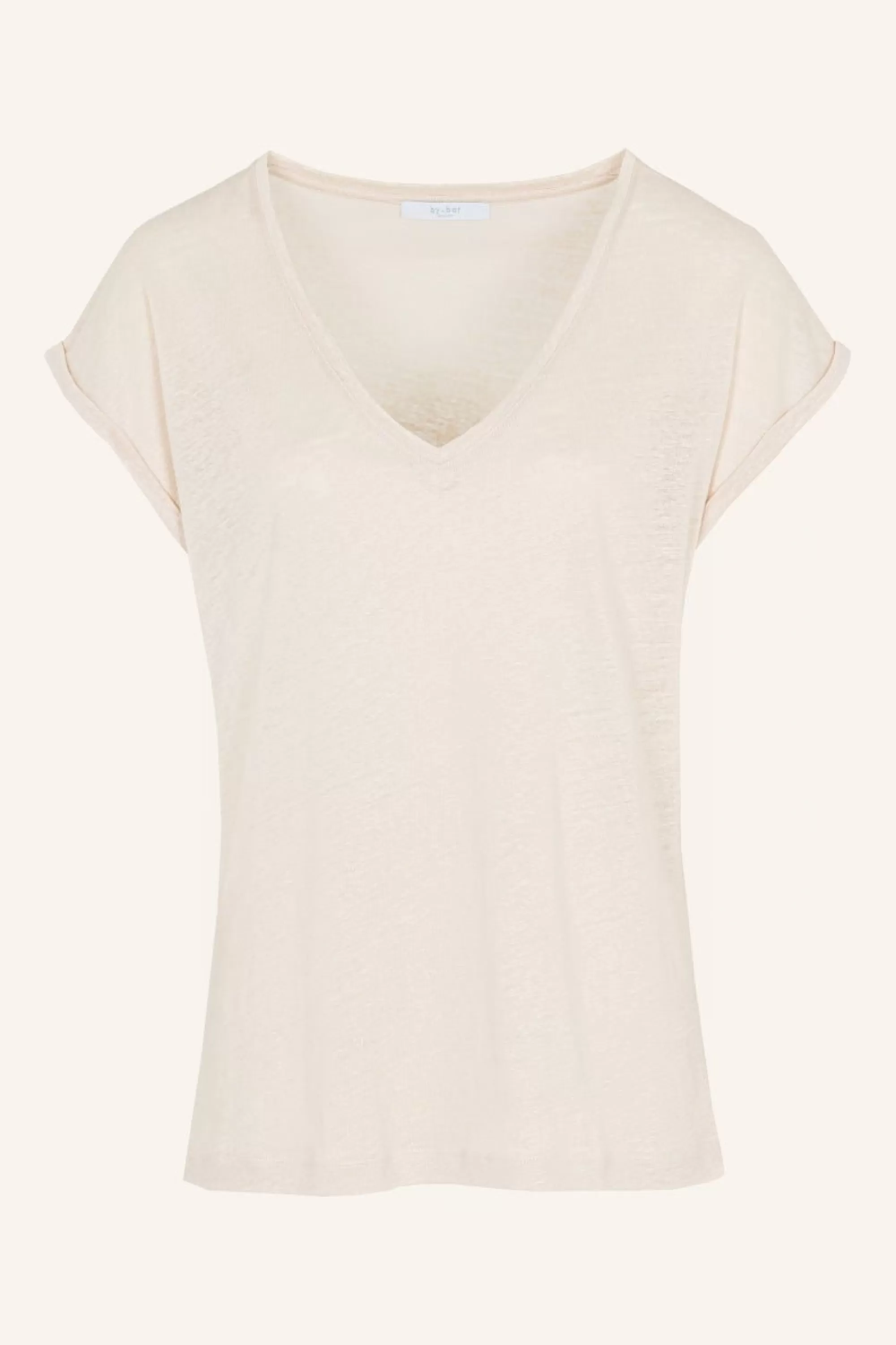 By bar Momi Linen Top Oyster Clearance