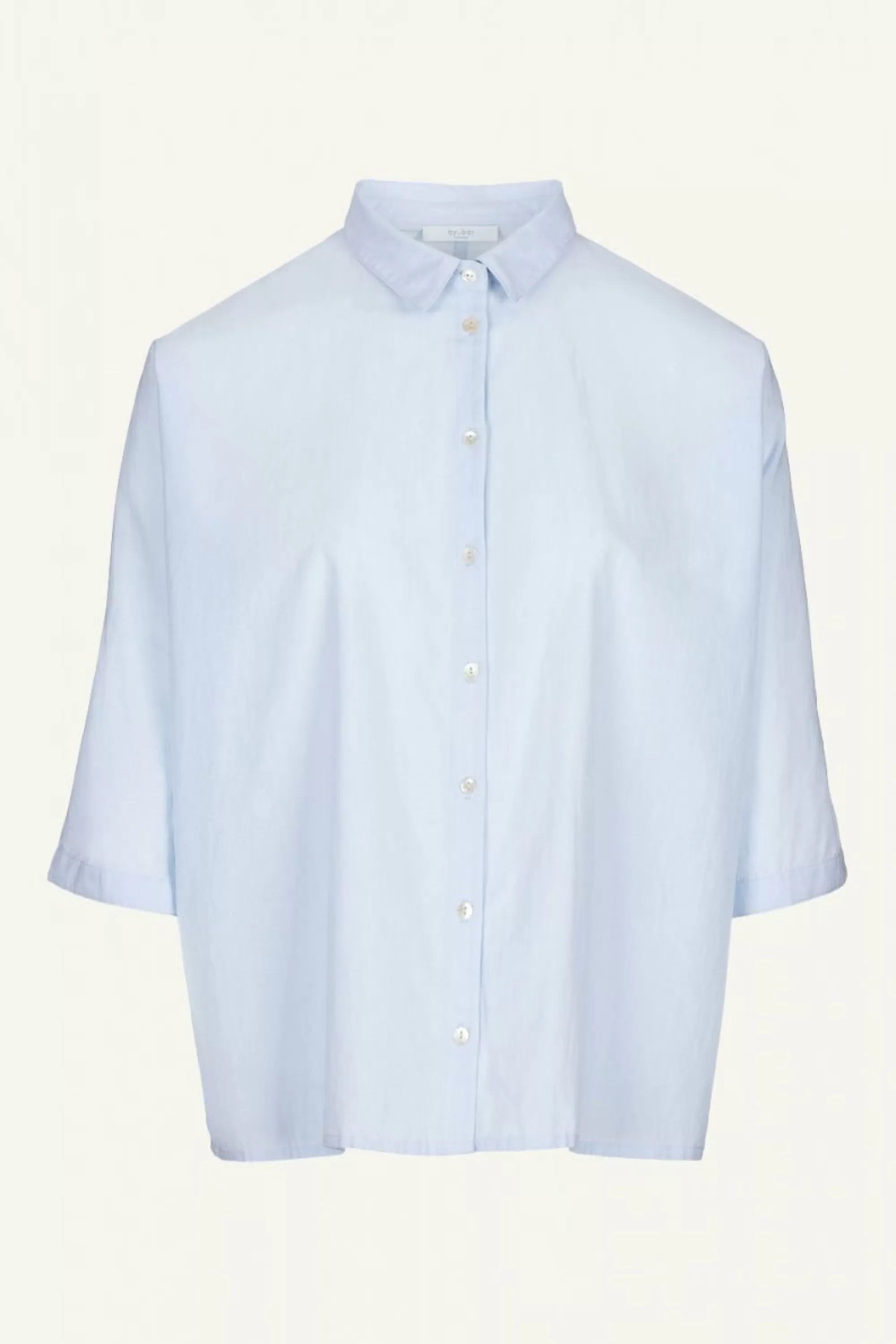 By bar Norel Chambray Blouse Light-Blue Cheap