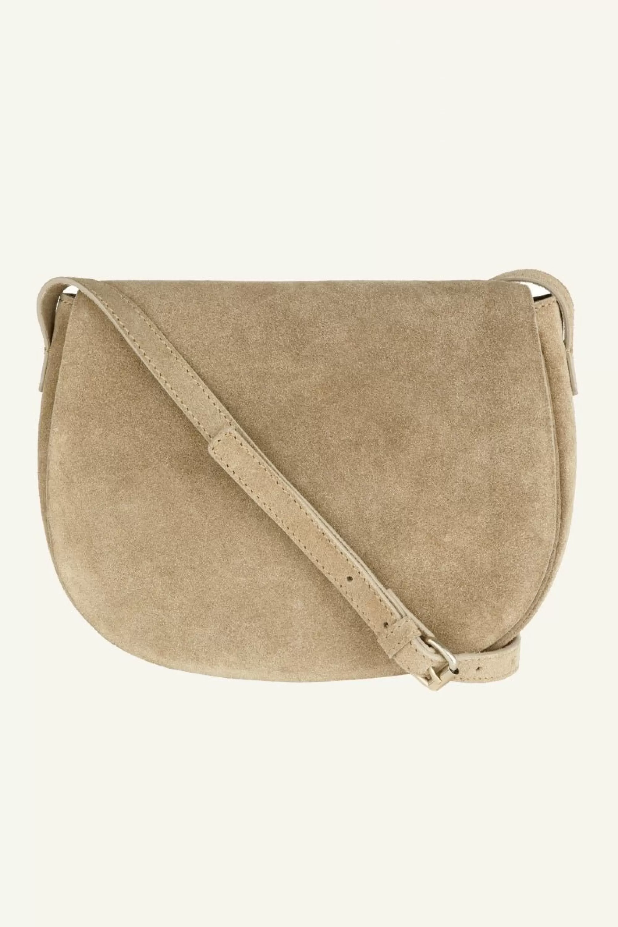 By bar Paris Suede Bag Sand Clearance