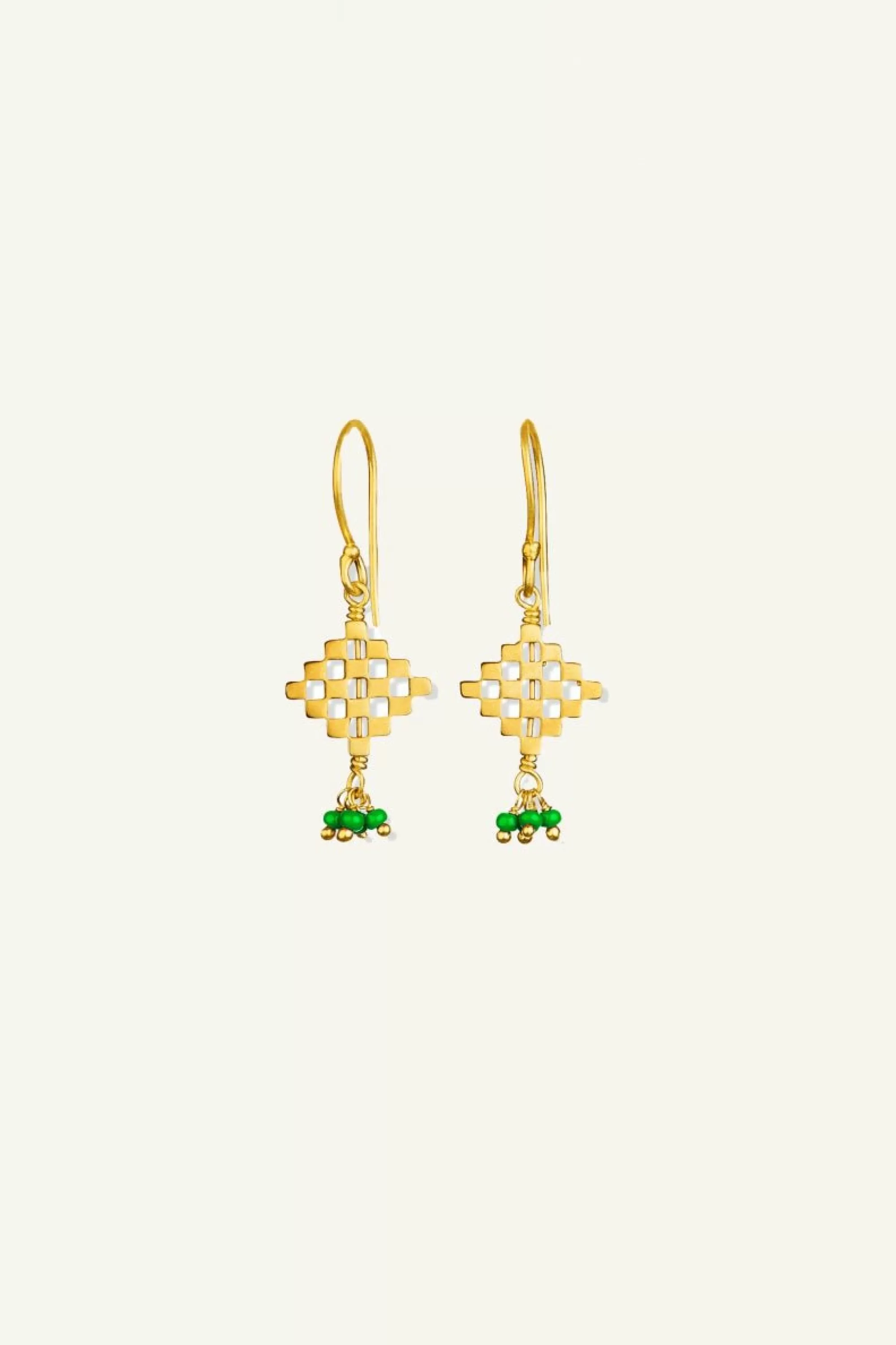 By bar Pd Liz Earring Green Clearance