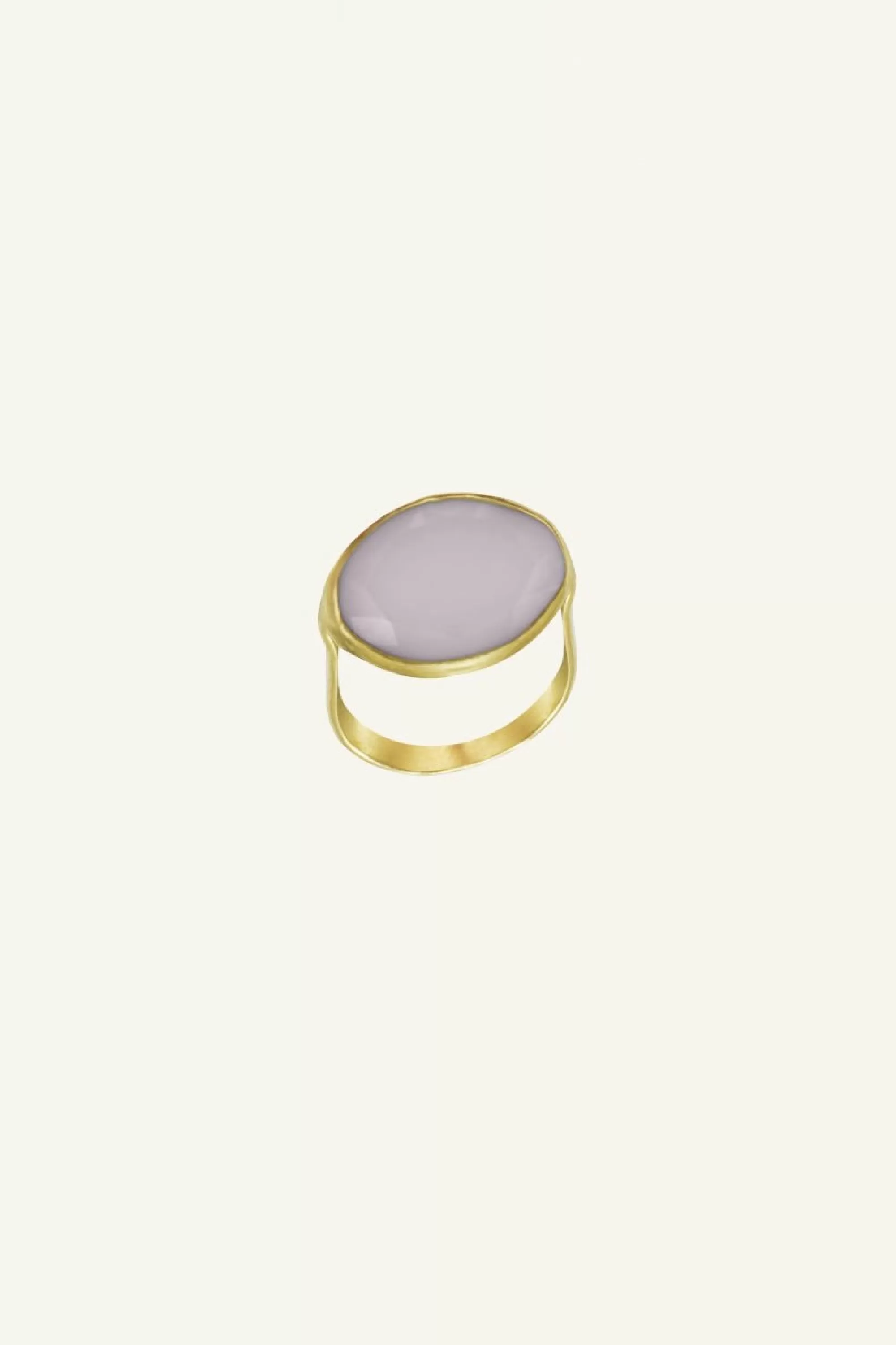 By bar Pd Oval Ring Old-Pink Clearance