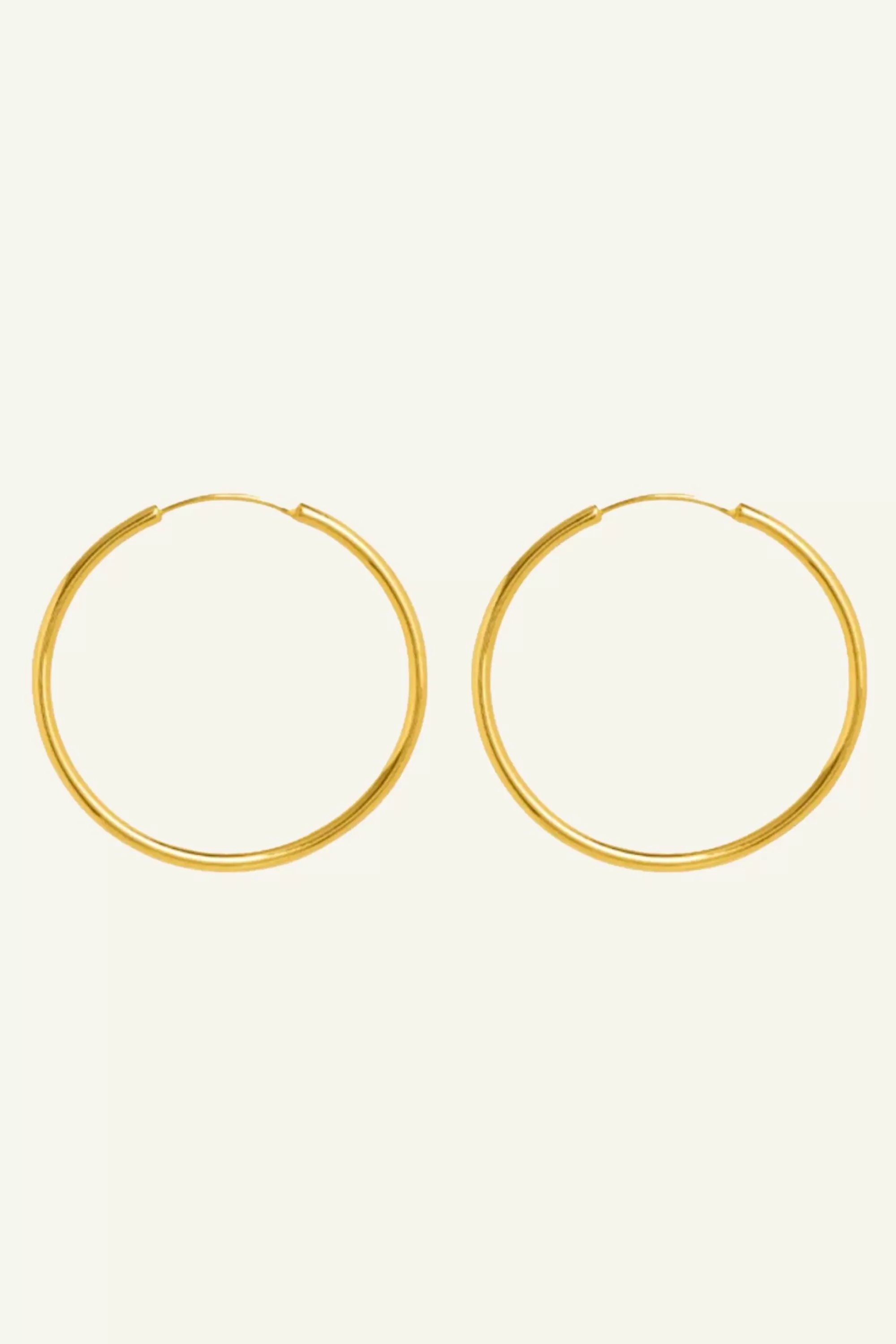 By bar Pd Round Earring L Gold Best