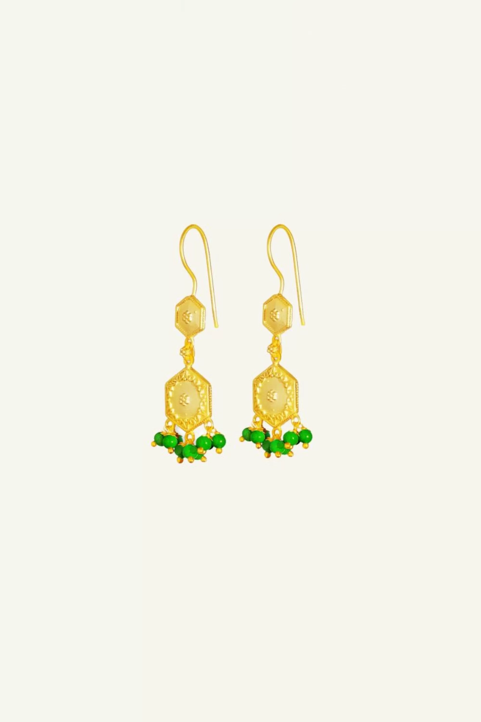 By bar Pd Royal Earring Green New