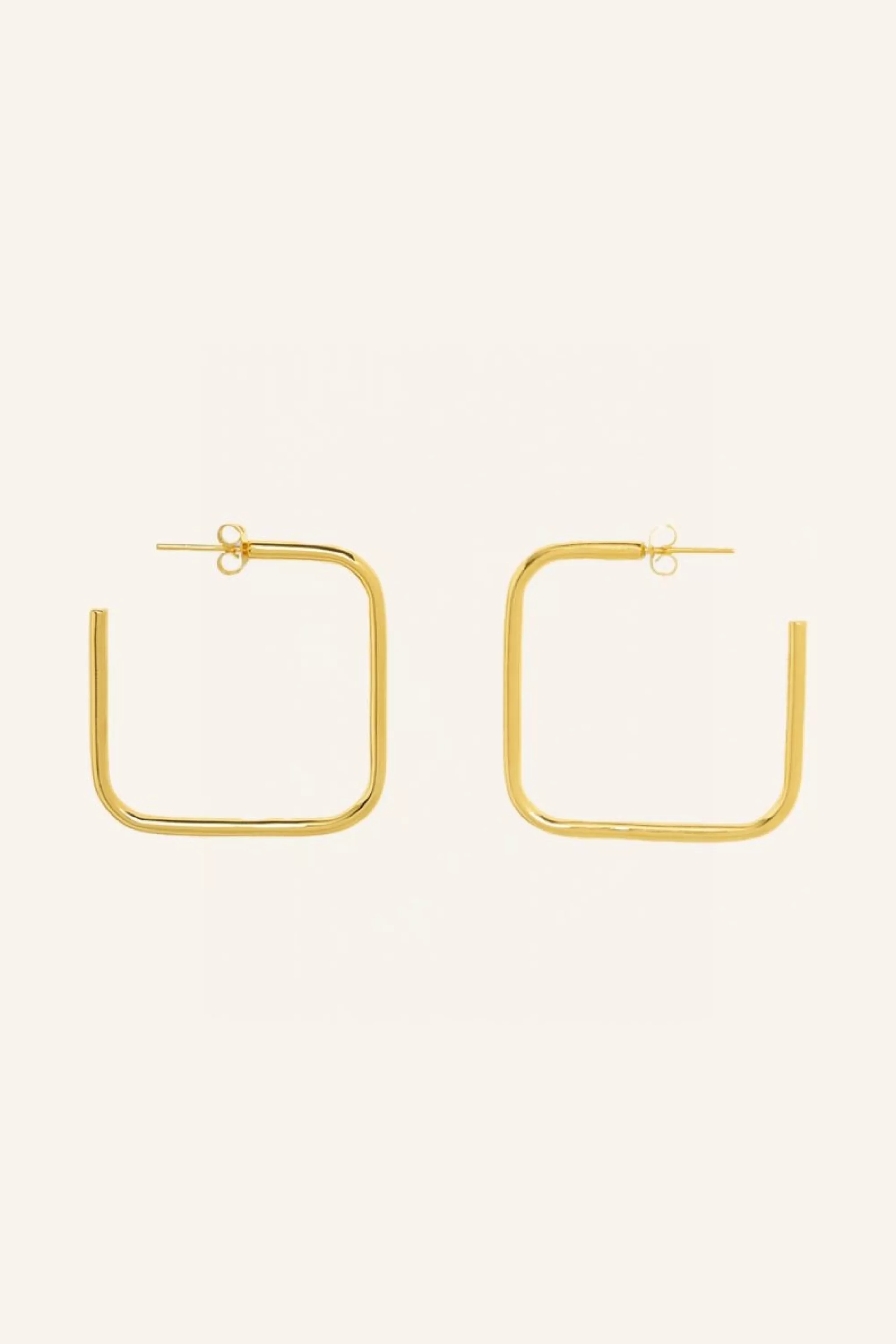 By bar Pd Squared Earring M Gold Cheap