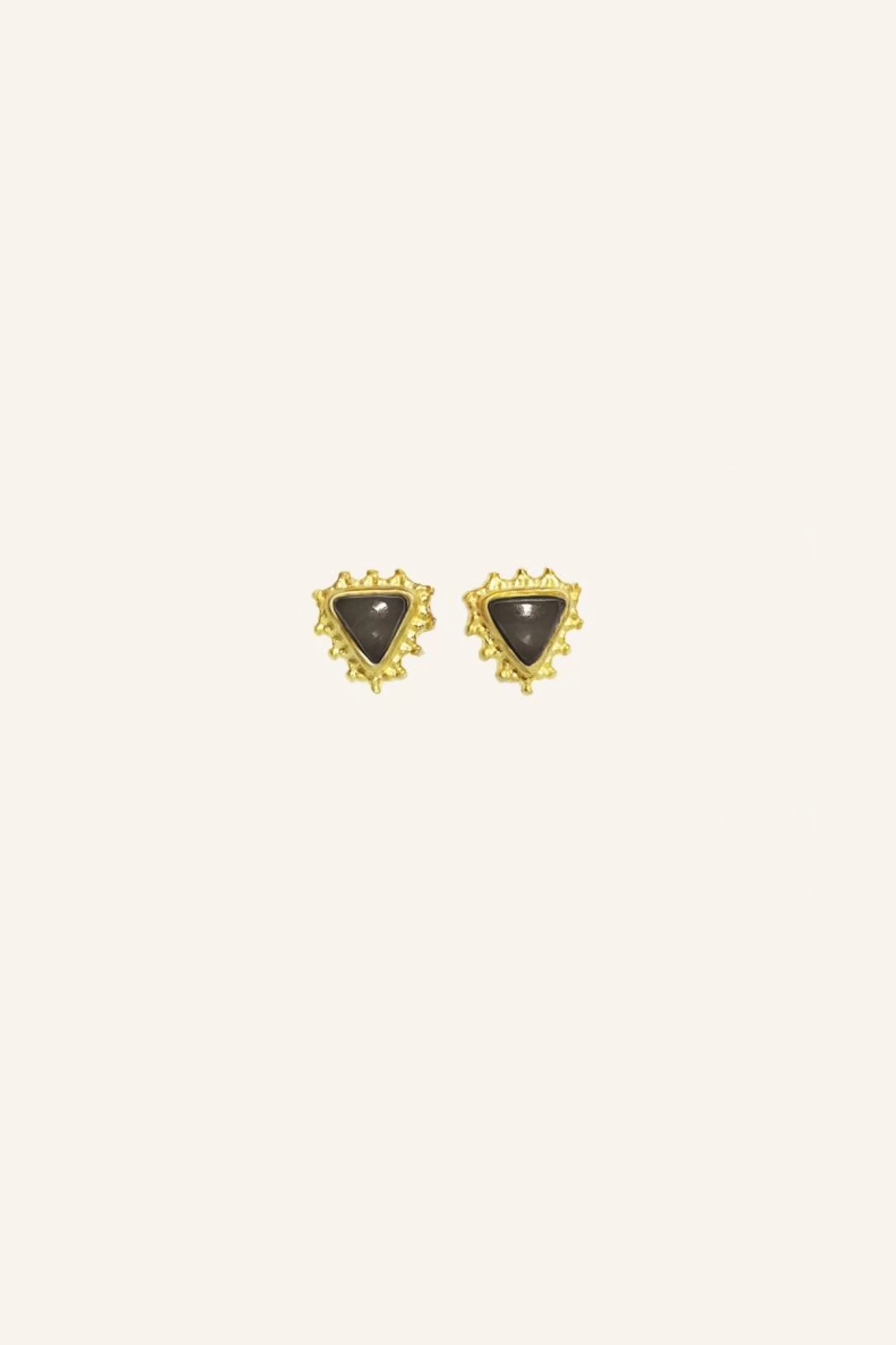 By bar Pd Triangle Stud Earring Black Online