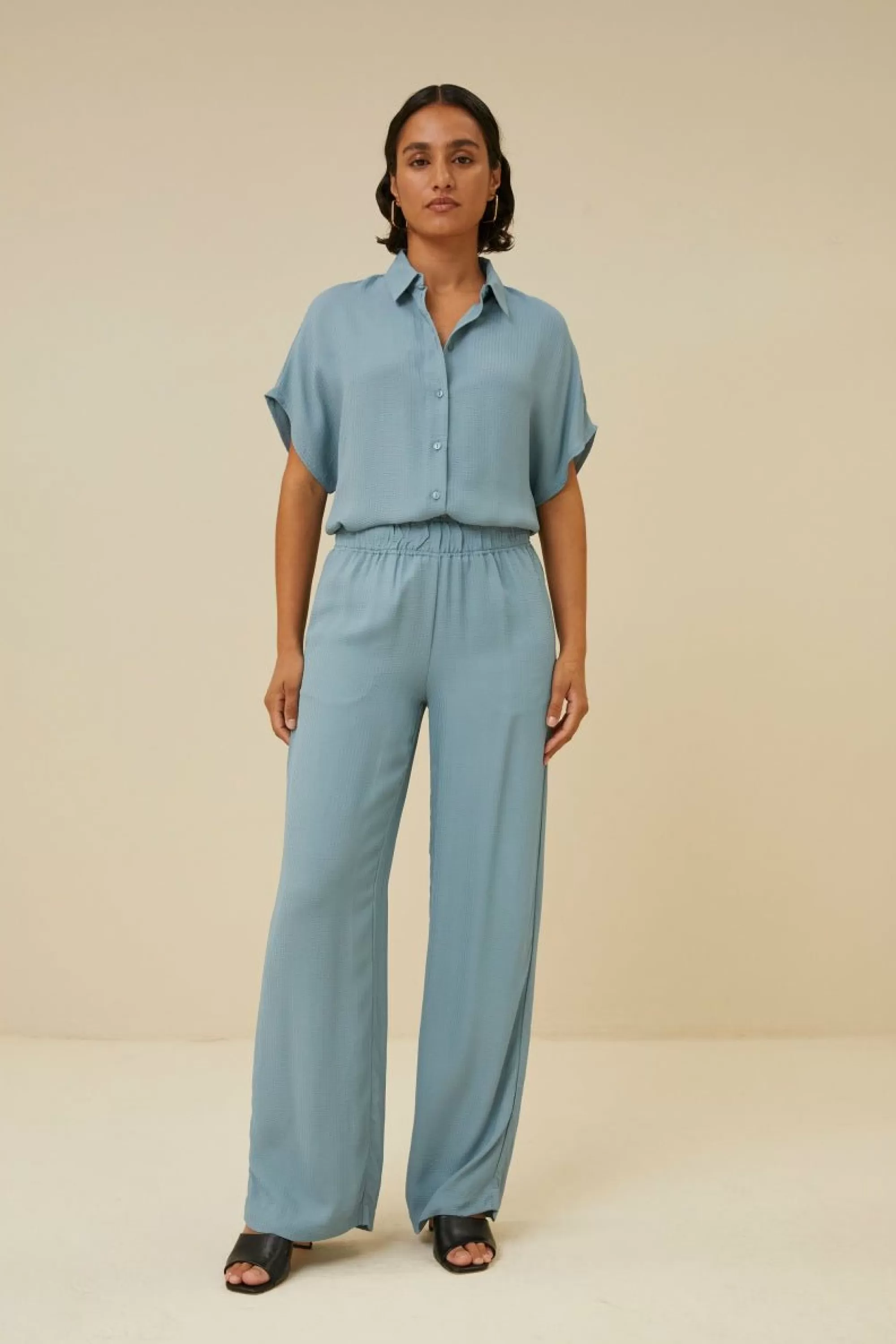 By bar Robyn Satin Stripe Pant Ocean Best