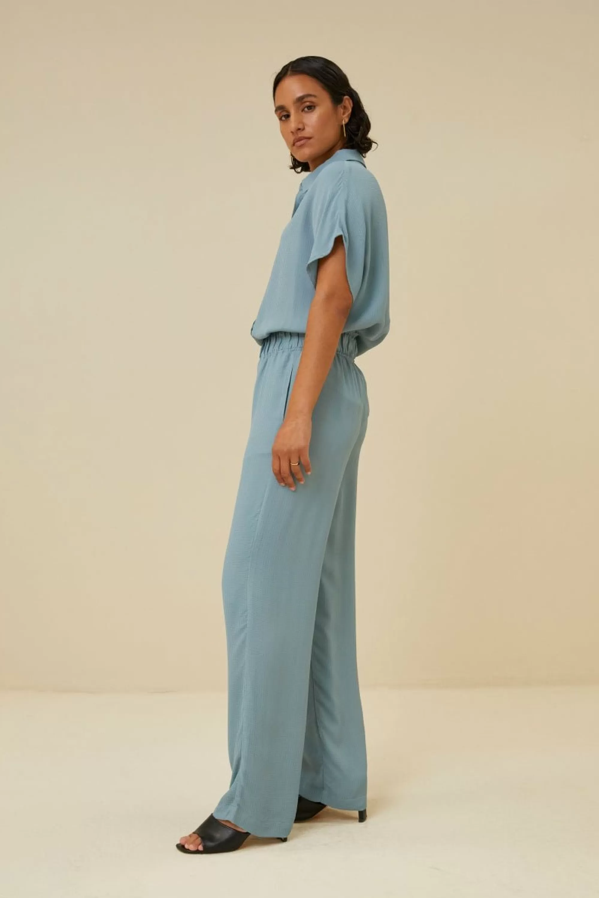 By bar Robyn Satin Stripe Pant Ocean Best