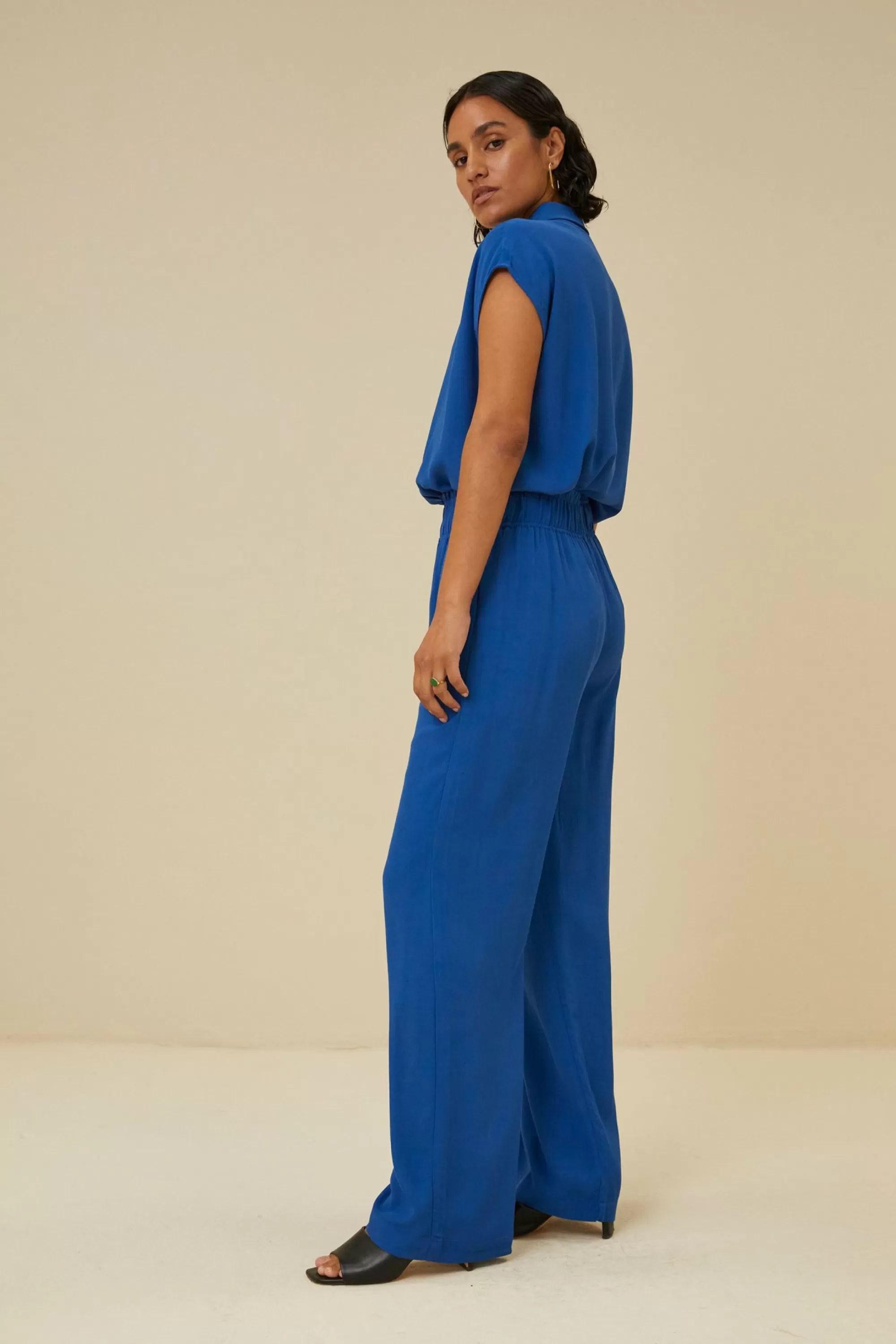 By bar Robyn Viscose Pant Kingsblue Hot