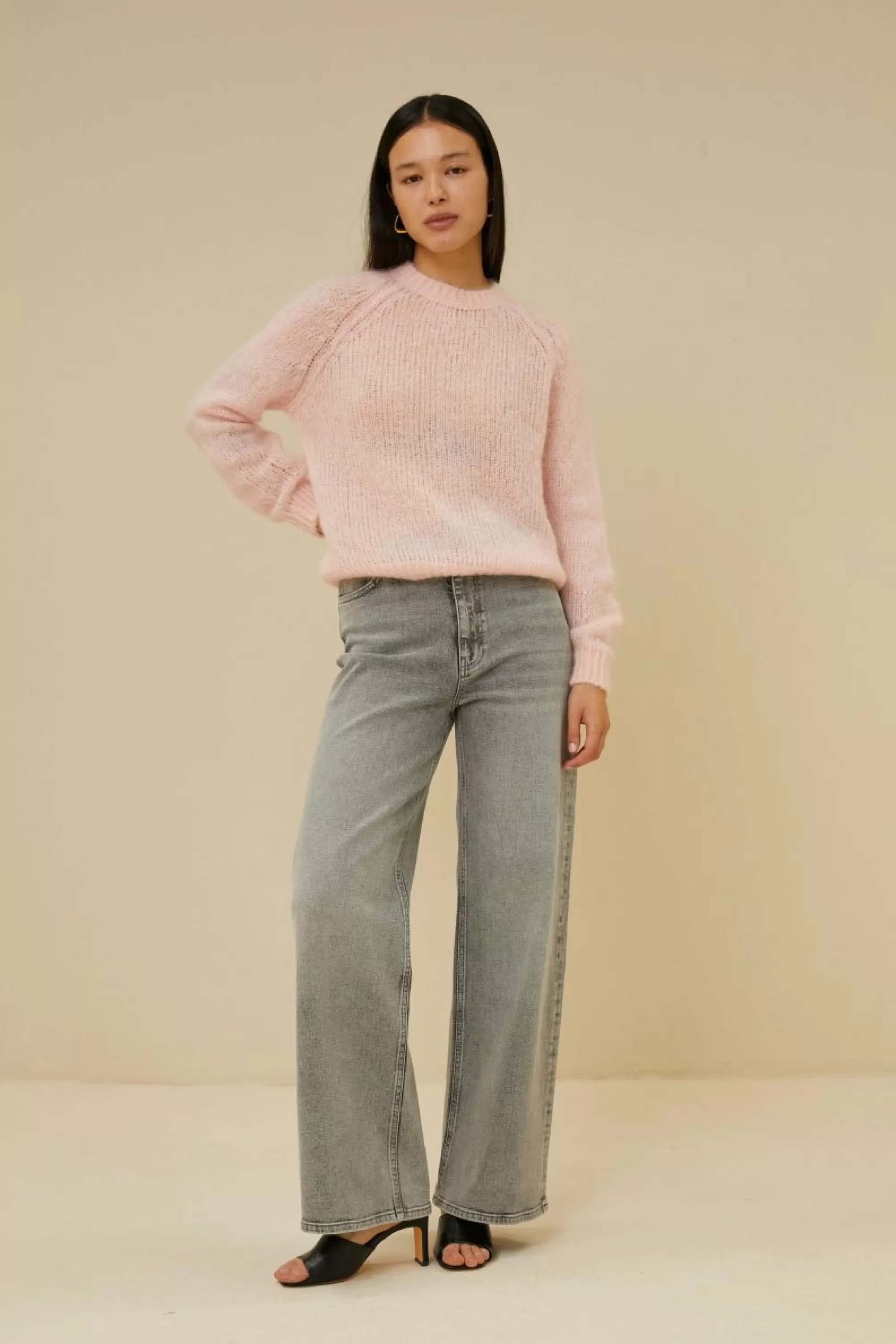 By bar Senne Pullover Light-Pink Hot