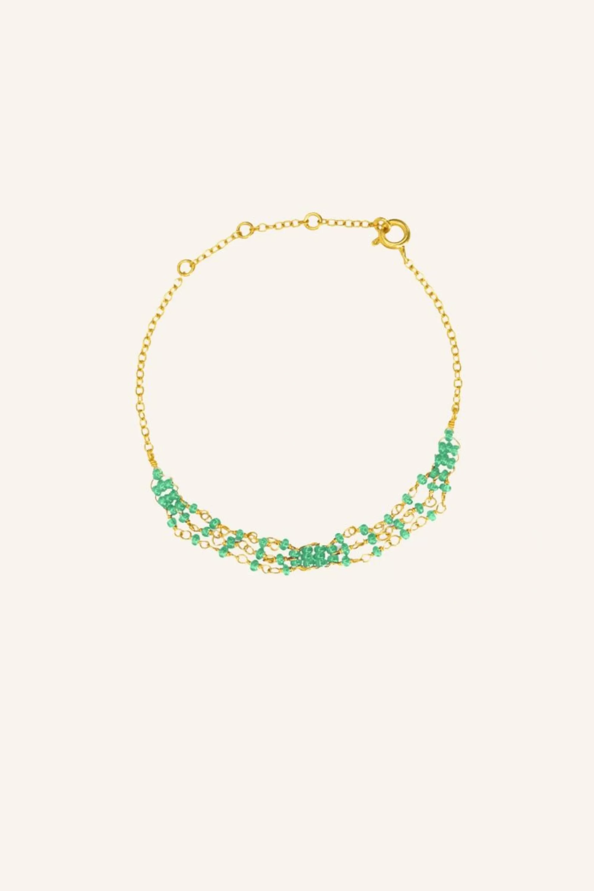 By bar Sterre Bracelet Green Hot