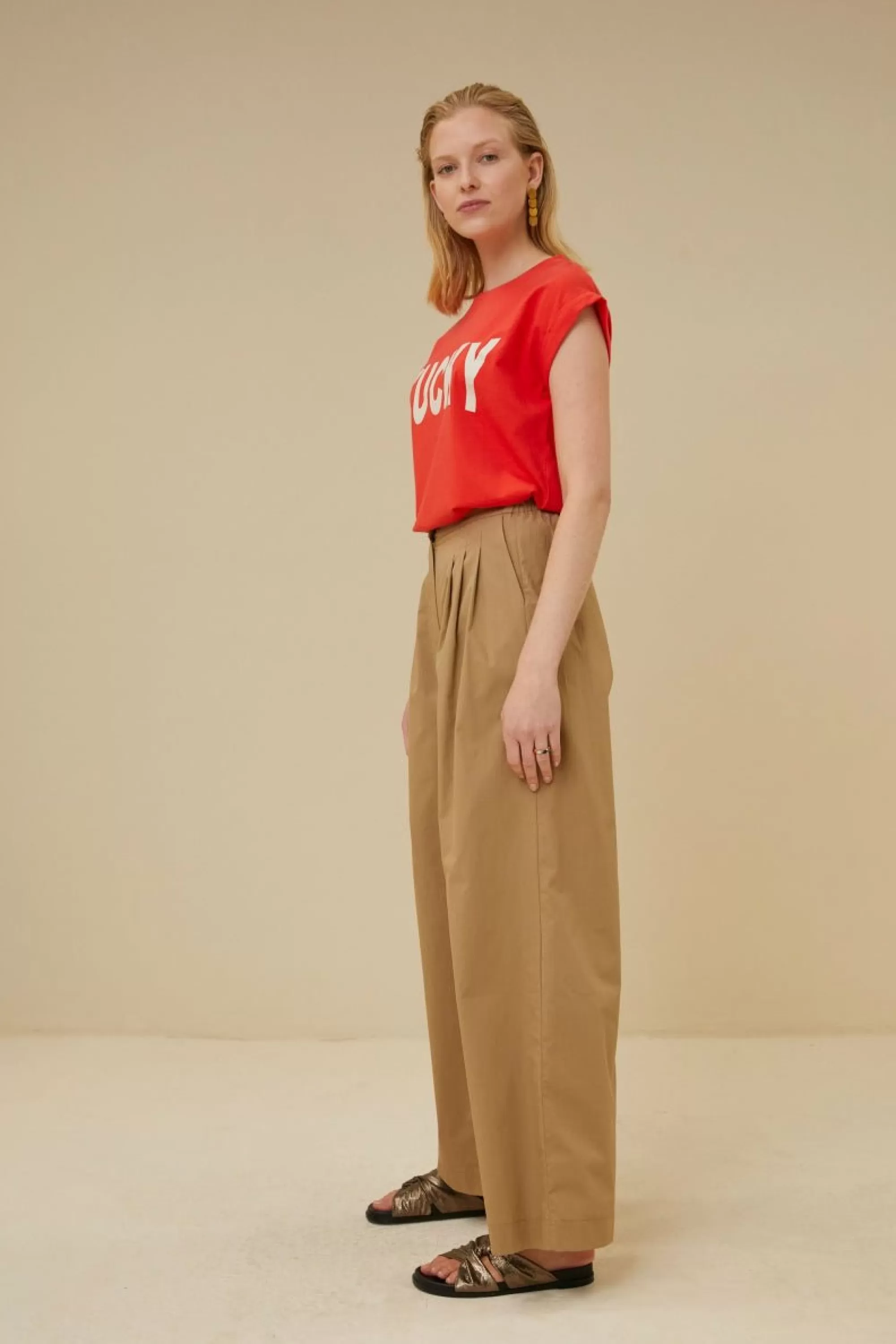 By bar Thelma Lucky Top Poppy-Red Fashion