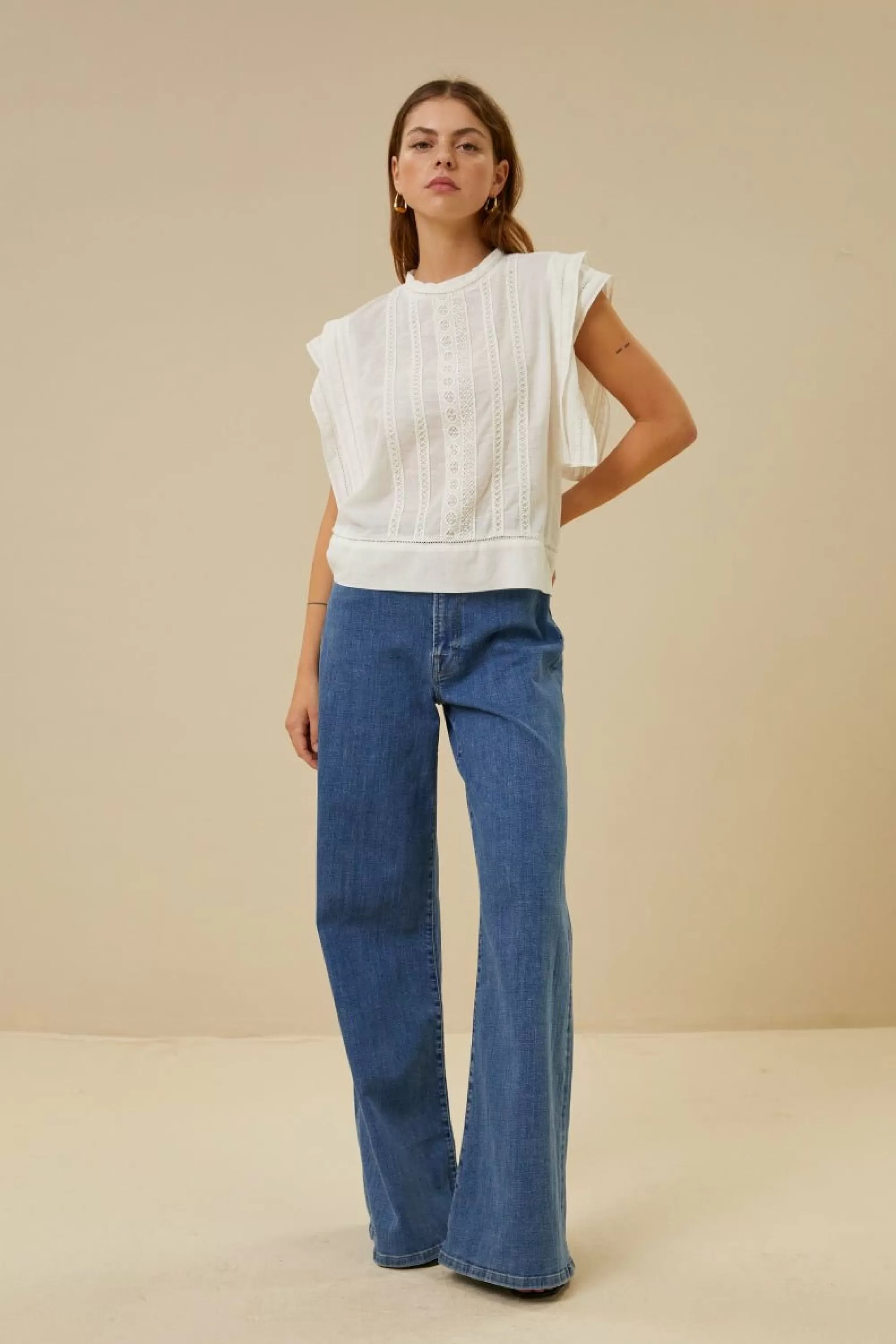 By bar Xena Blouse Off-White Best