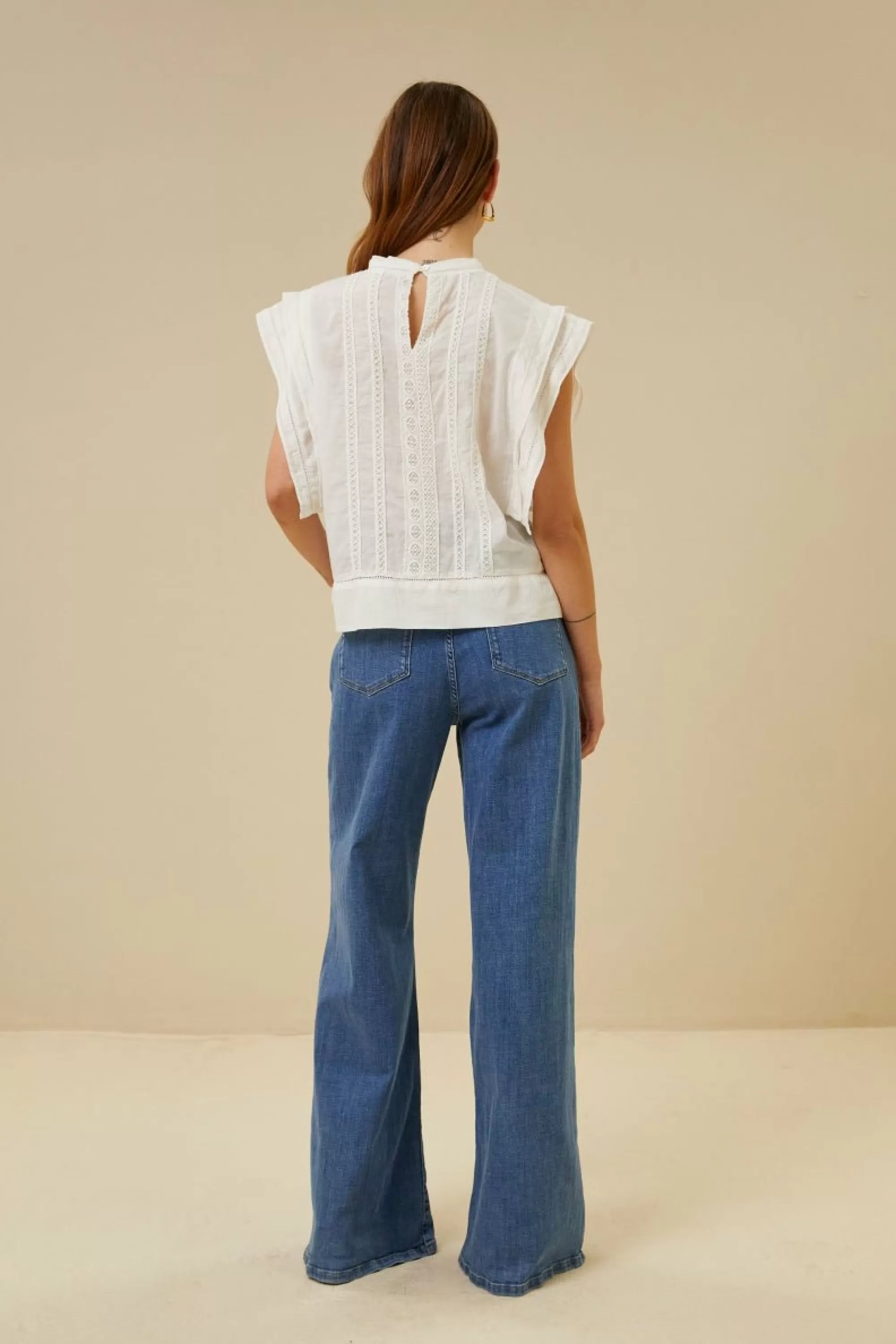 By bar Xena Blouse Off-White Best