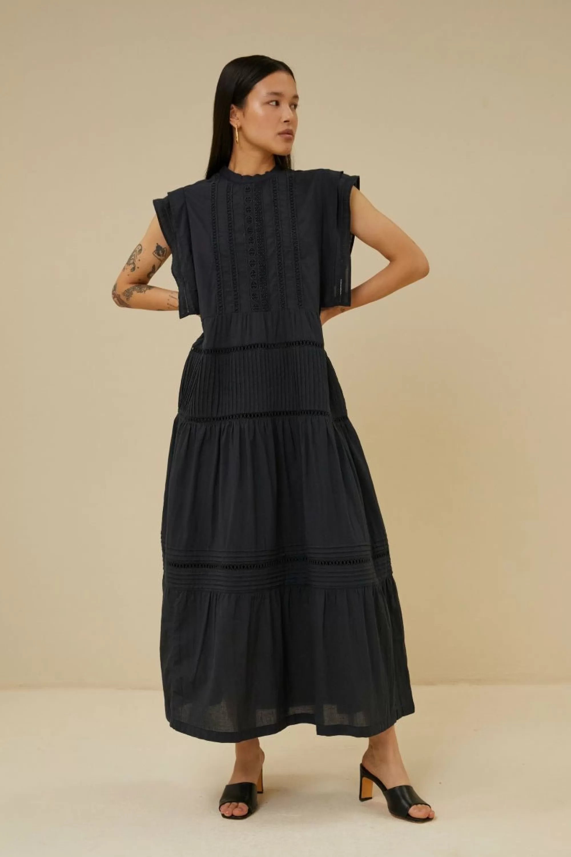 By bar Xena Dress Midnight Clearance